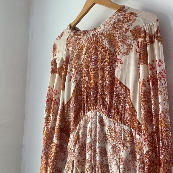 Free People M Lady Luck Print Tunic Dress - Picture 8 of 13